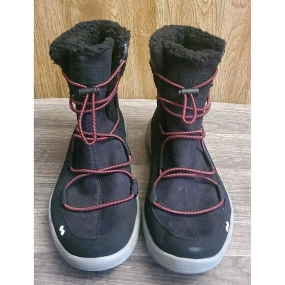 Ryka Alyssa Water Resistant Soft Faux Fur Ankle Boots Womens Size 7.5 Black - Picture 2 of 12